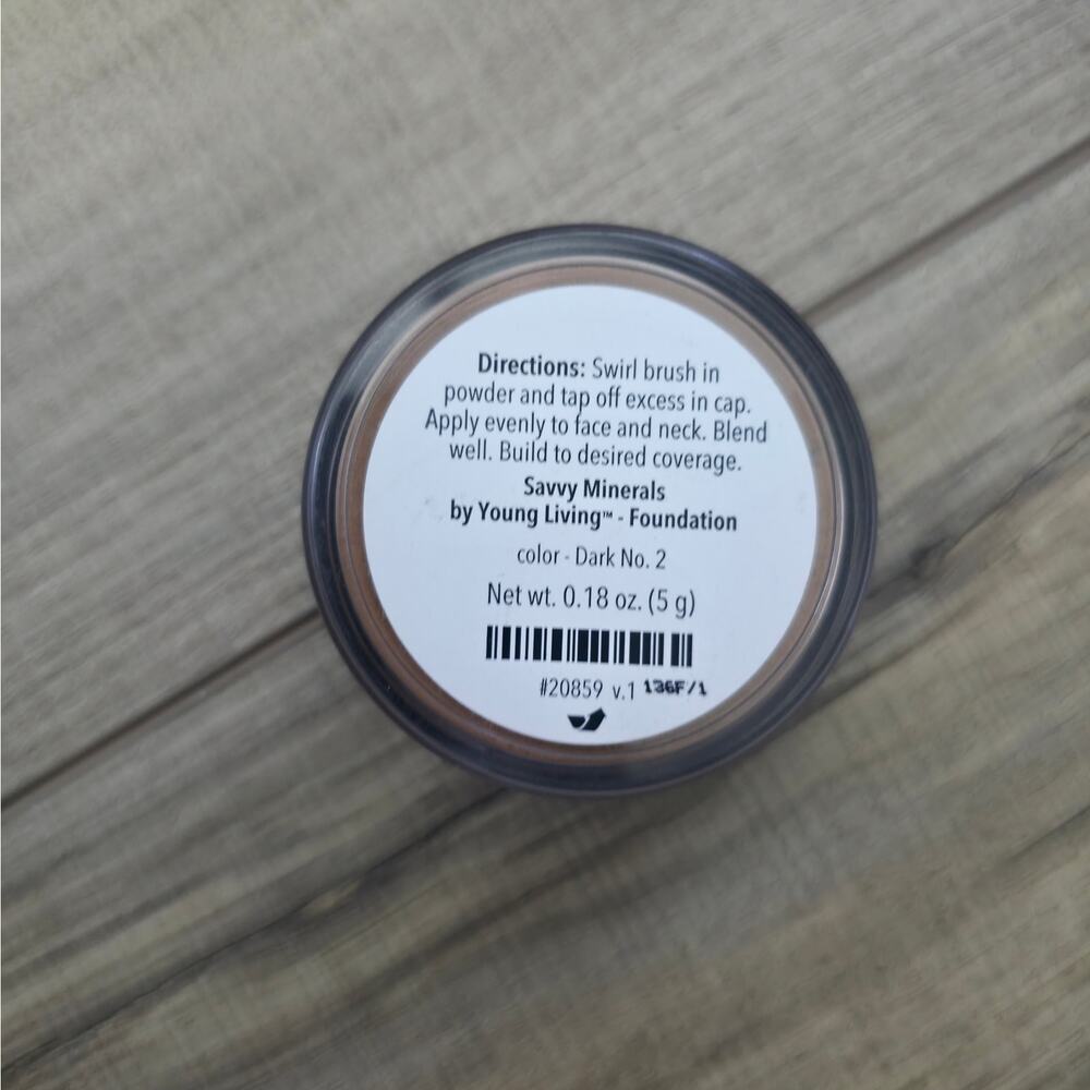 Savvy Minerals By Young Living (Dark No. 2 | 5g/0.18oZ) New/Sealed, No box - Picture 3 of 5